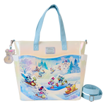 Mickey & Friends Winter Wonderland Scene Convertible Backpack & Tote Bag, , hi-res view 1