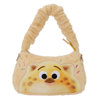 Zootopia 2 Officer Clawhauser Cotton Candy Plush Cosplay Crossbody Bag, Image 1