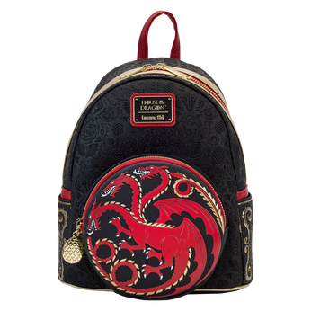 House of the Dragon All-Over Print House Targaryen Sigil Mini Backpack, Image 1