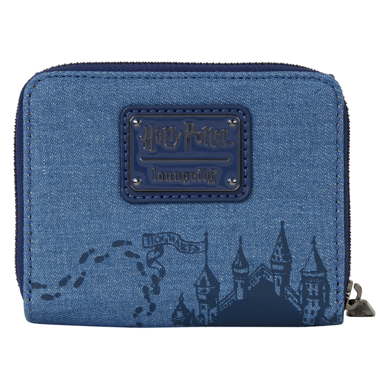 Harry Potter Hogwarts Denim Tri-fold Wallet, , hi-res view 4
