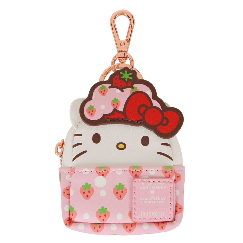 Sanrio Hello Kitty & Friends x Strawberry Shortcake Cosplay Mini Backpack Keychain Charm, , hi-res view 2