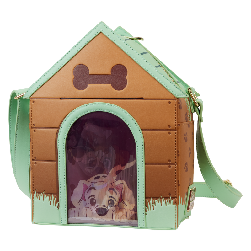 I Heart Disney Dogs Doghouse Triple Lenticular Figural Crossbody Bag, , hi-res view 6