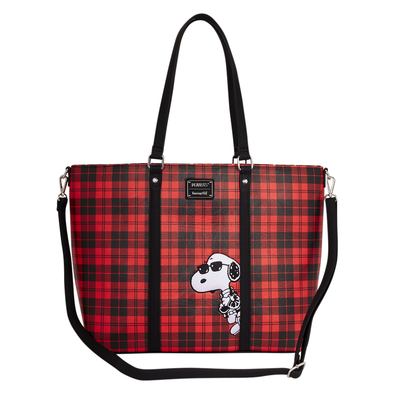 Peanuts Punk Snoopy Grunge Tote Crossbody Bag, , hi-res view 4