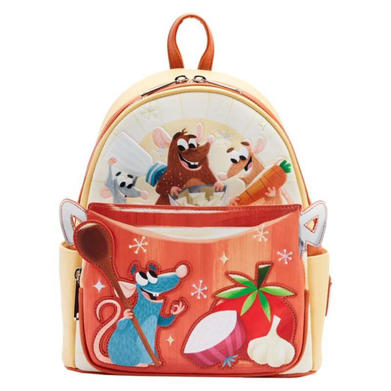 Loungefly Disney Pixar Ratatouille Remy Food Mini Backpack Chef Rat Cooking NWT Loungefly Disney Ratatouille Remy Charcuterie | Mercari main image 4