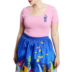 Stitch Shoppe Alice in Wonderland Mad Keyhole Kelly Top, , hi-res image number 1
