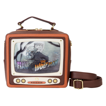 Universal Monsters Vintage TV Triple Lenticular Crossbody Bag, Image 1