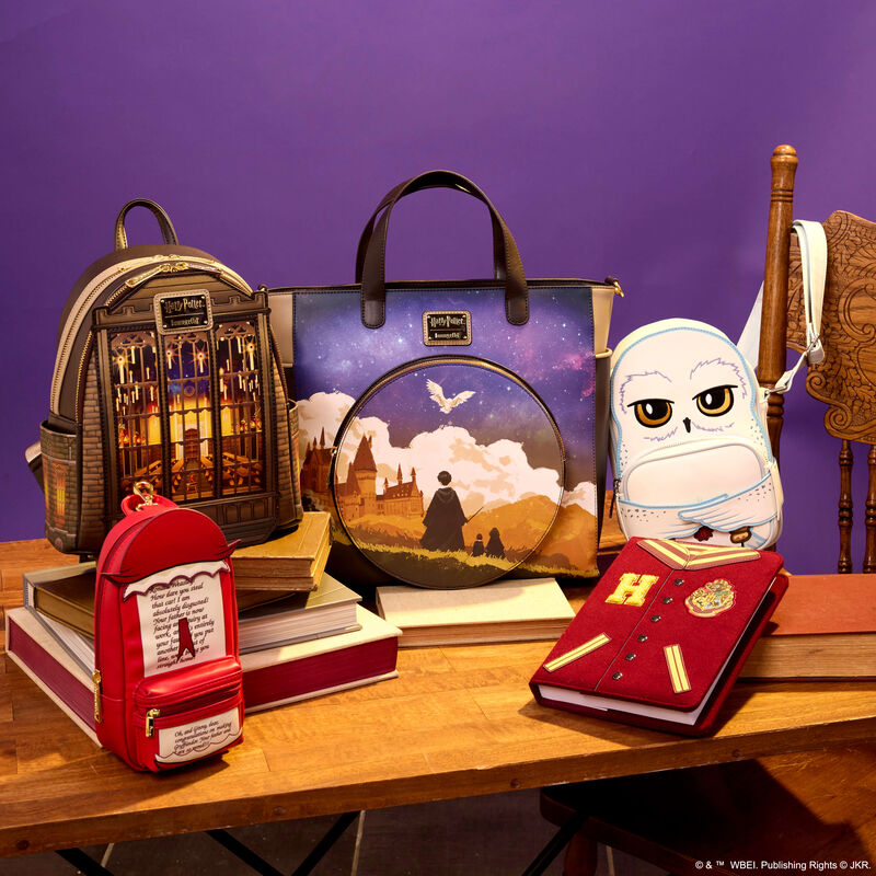 Harry Potter Hogwarts Starry Sky Convertible Backpack & Tote Crossbody Bag, , hi-res view 3