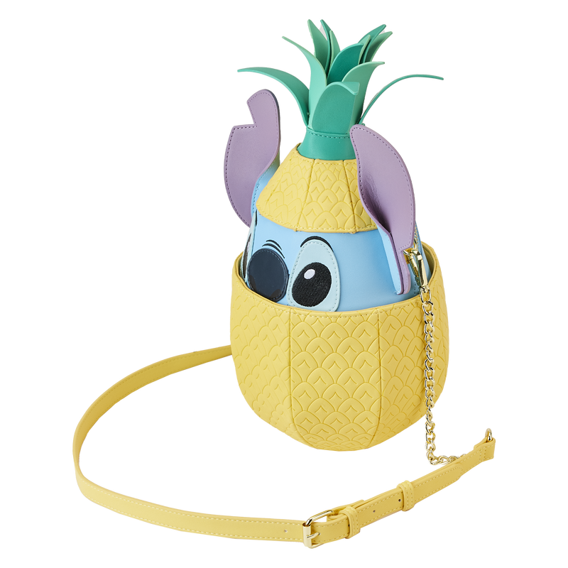 Stitch Shoppe Lilo and Stitch Figural Pineapple Crossbody Bag, , hi-res image number 3