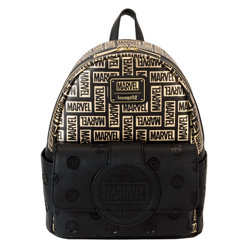 Buy Marvel 85th Anniversary All Over Print Logo Mini Backpack at Loungefly
