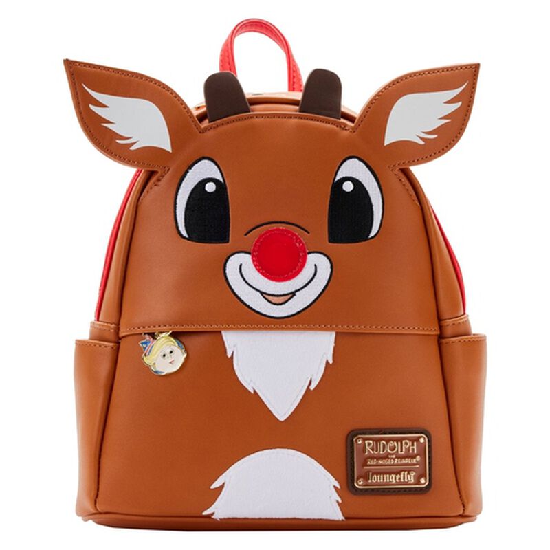 Exclusive - Rudolph the Red-Nosed Reindeer Light Up Cosplay Mini Backpack, , hi-res image number 1