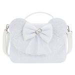 Minnie Mouse Sequin Wedding Crossbody Bag, , hi-res image number 1