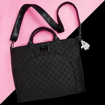 Mickey Mouse Checkered Texture Convertible Backpack & Tote Bag, Image 2