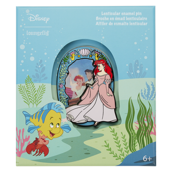 The Little Mermaid Ariel Princess Series 3" Collector Box Pin, Image 1
