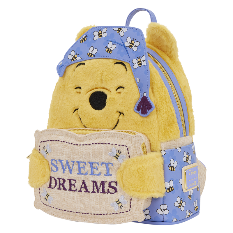 Winnie the Pooh Exclusive Classic Bedtime Plush Cosplay Mini Backpack, , hi-res view 3