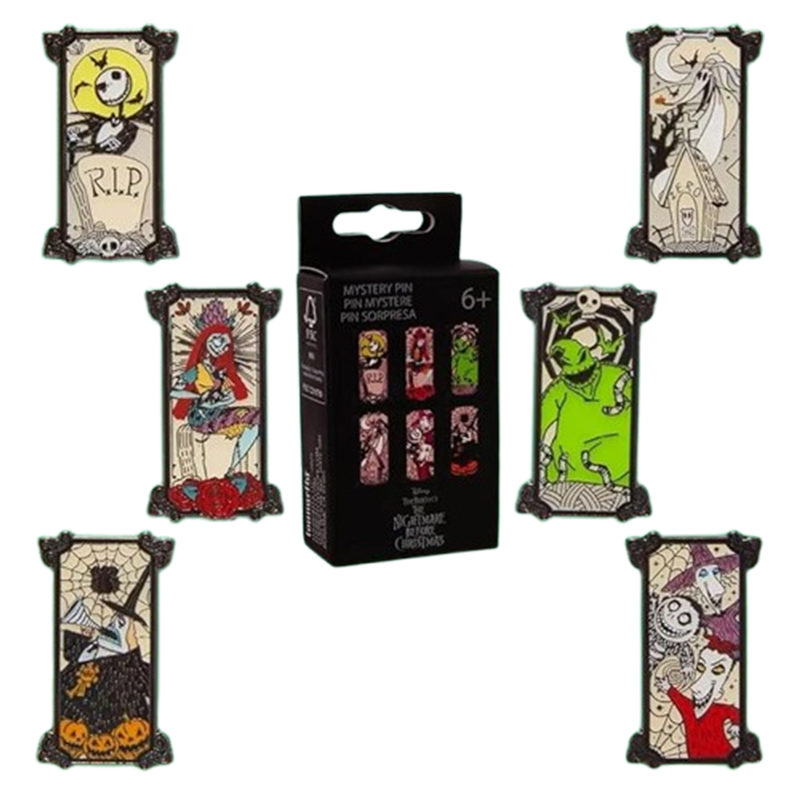 The Nightmare Before Christmas Portrait Style Mystery Box Pin, , hi-res view 1