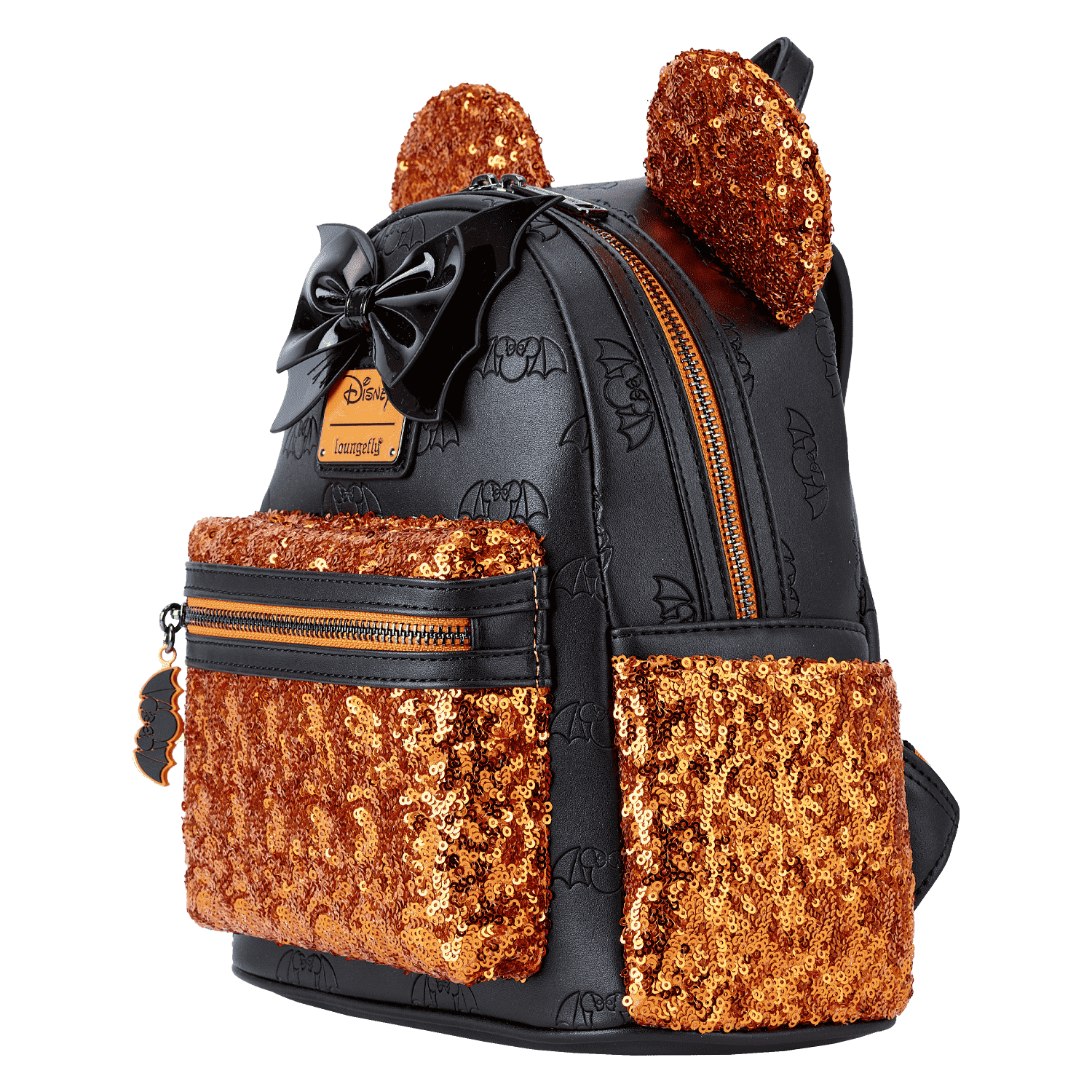 Loungefly Halloween Minnie Mouse Sequin Mini Backpack - Thumbnail 3