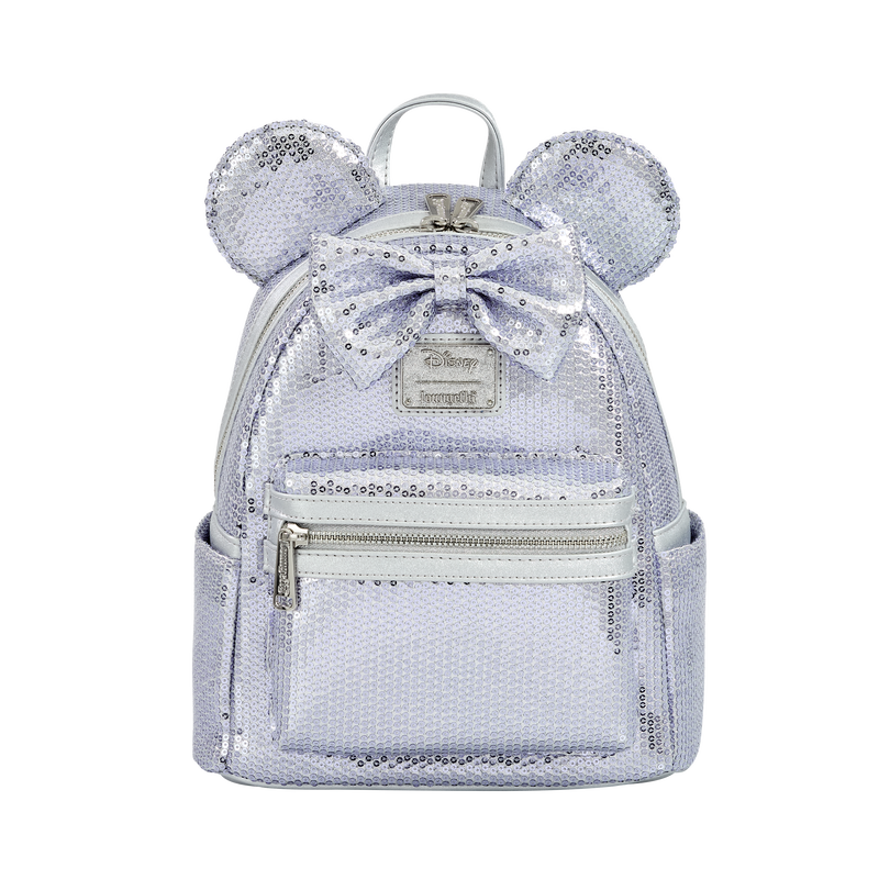 Minnie Mouse Purple Sequin Mini Backpack - Disney, , hi-res view 1