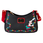 Mickey & Friends Holiday String Lights Light Up Crossbody Bag, , hi-res view 1