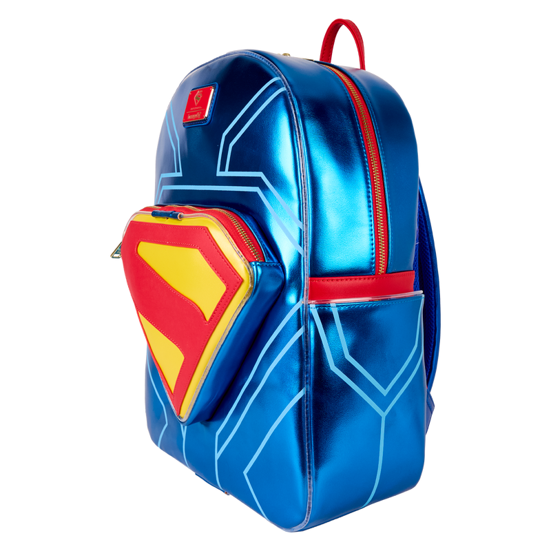 Superman Light Up Glow Full-Size Backpack, , hi-res view 6
