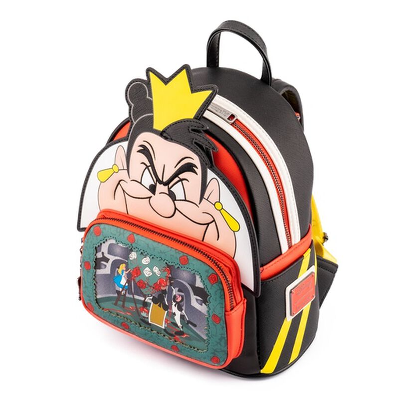 Alice in Wonderland Queen of Hearts Villains Scene Mini Backpack, , hi-res view 4