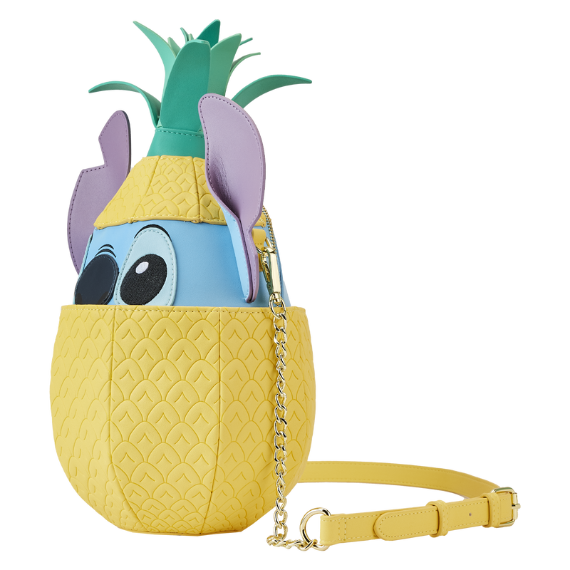 Stitch Shoppe Lilo and Stitch Figural Pineapple Crossbody Bag, , hi-res view 3
