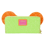 Minnie Mouse Exclusive Color Block Neon Sequin Zip Around Wristlet Wallet, , hi-res view 5