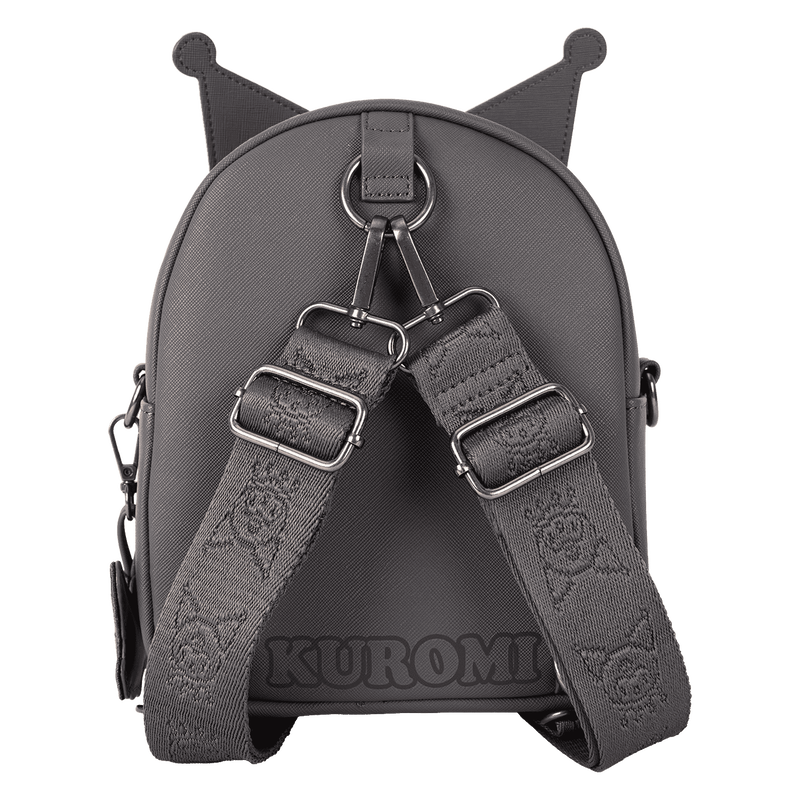 Sanrio Kuromi Monochrome Cosplay Convertible Mini Backpack & Crossbody Bag, , hi-res view 6