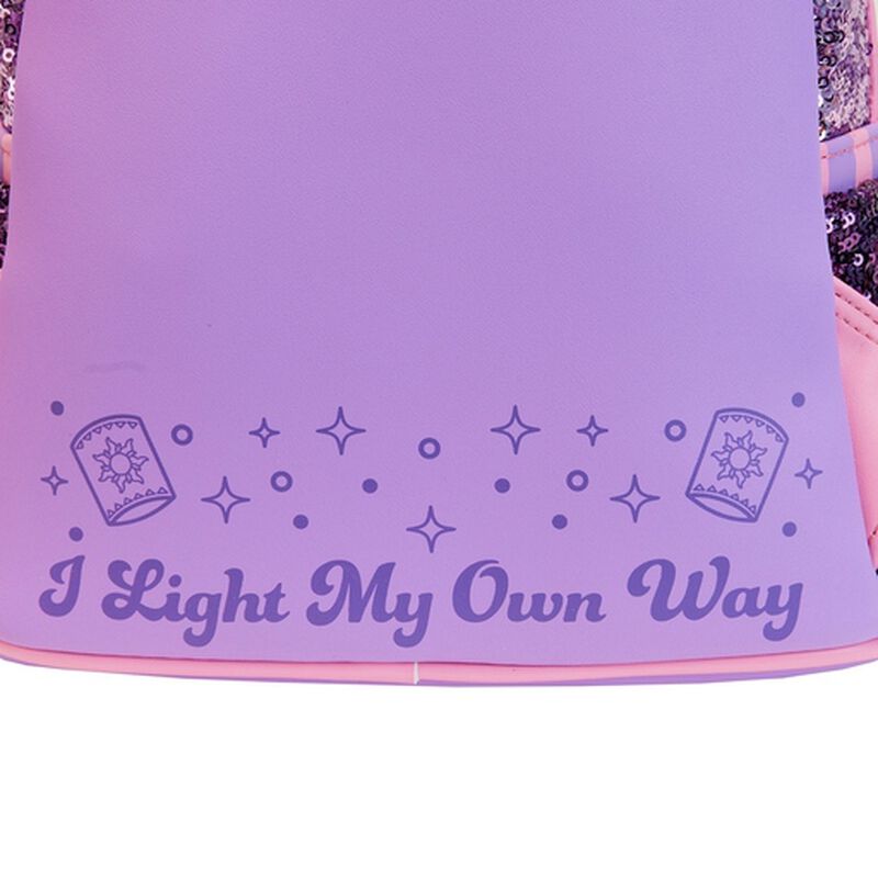 Tangled Exclusive Rapunzel Sequin Series Cosplay Mini Backpack, , hi-res view 6