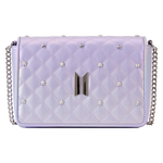 Funko Pop! By Loungefly BTS Logo Iridescent Purple Crossbody Bag, , hi-res view 1