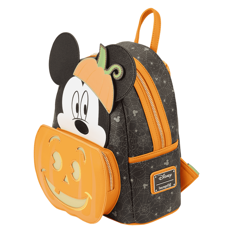 Mickey Mouse Pumpkin Light Up Mini Backpack, , hi-res view 6