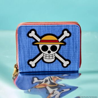 NYCC Limited Edition One Piece Luffy Jolly Roger Zip Around Wallet, Image 2