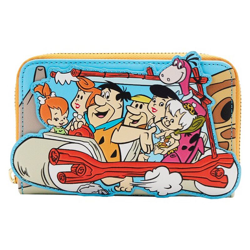 Exclusive - The Flintstones Flintmobile Zip Around Wallet, , hi-res view 1