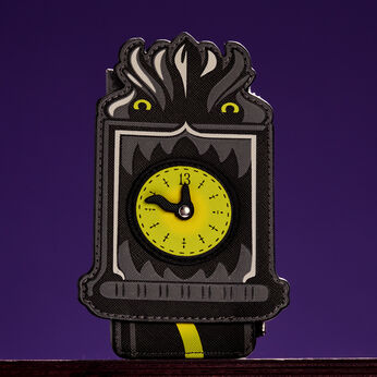 The Haunted Mansion Welcome Foolish Mortals Clock Glow Large Card Holder, Image 2