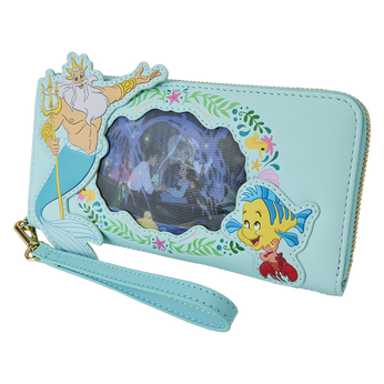 The Little Mermaid Ariel Princess Lenticular Zip Around Wallet, Image 2