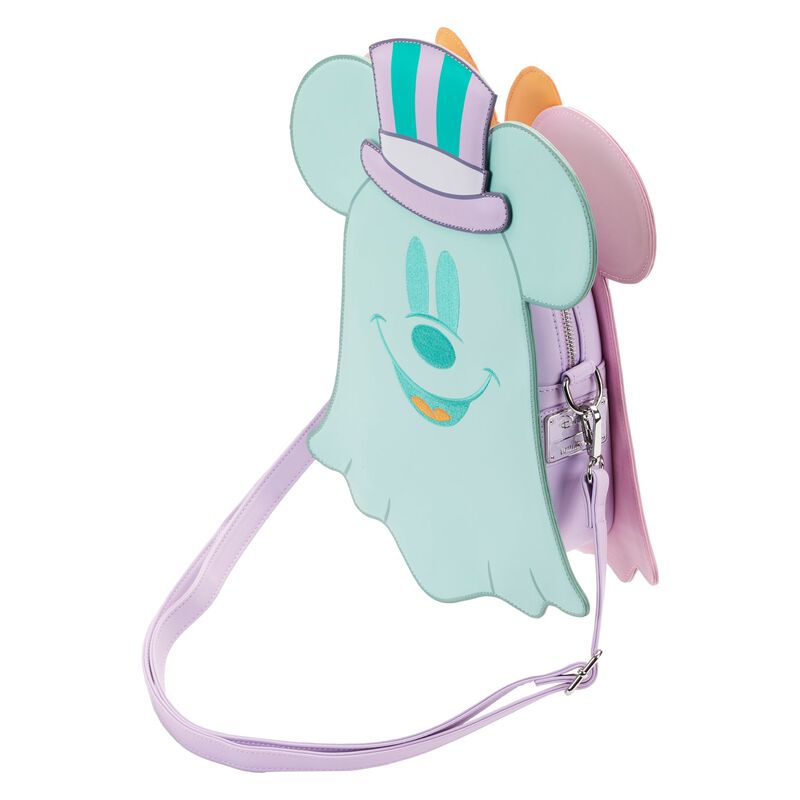 Pastel Ghost Mickey and Minnie Mouse Glow Crossbody Bag, , hi-res view 5