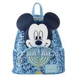 Mickey Mouse Hanukkah Sequin Glow Mini Backpack, , hi-res view 1