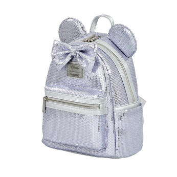 Minnie Mouse Purple Sequin Mini Backpack - Disney, Image 2