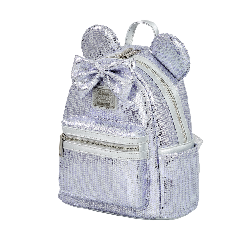 Minnie Mouse Purple Sequin Mini Backpack - Disney, , hi-res view 2