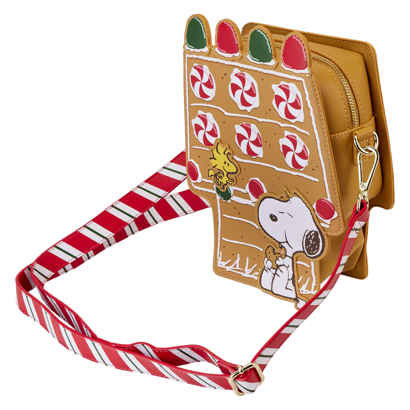 Peanuts Snoopy Gingerbread House Scented Crossbody Bag, , hi-res view 3