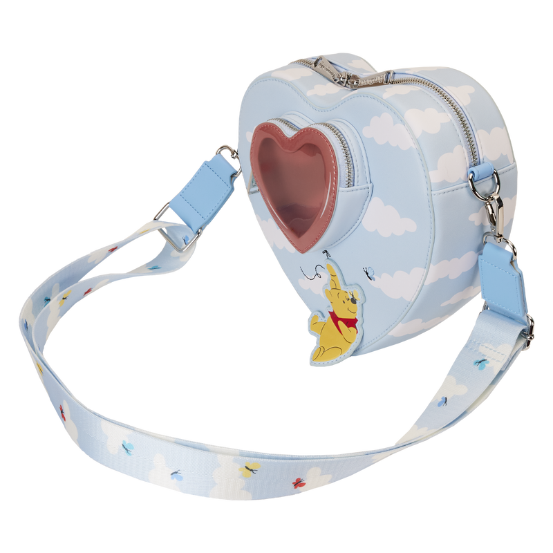 Winnie the Pooh & Friends Floating Balloons Heart Figural Crossbody Bag, , hi-res view 5