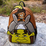 Shrek, Donkey, & Puss in Boots Trio Exclusive Triple Pocket Mini Backpack, , hi-res view 2