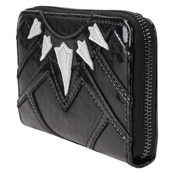 Marvel Metallic Black Panther Cosplay Zip Around Wallet, Image 2