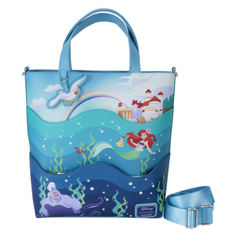 The Little Mermaid 35th Anniversary Life is the Bubbles Glow Tote Bag, Image 1