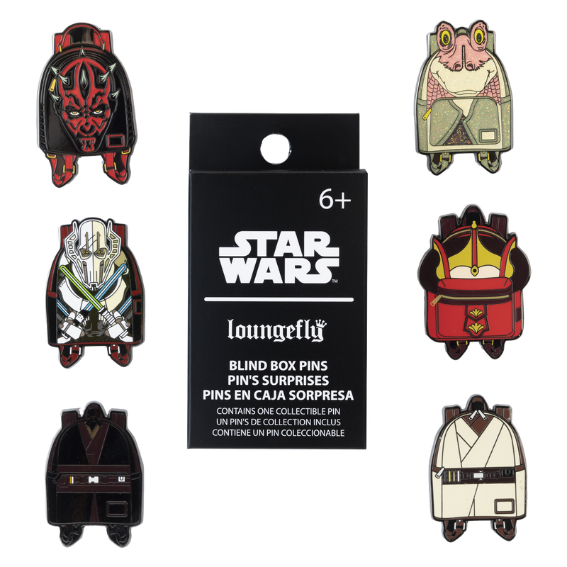 Star Wars Prequels Mini Backpack Mystery Box Pins, , hi-res image number 1