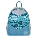 Frozen Princess Elsa Glitter Sequin Cosplay Mini Backpack image