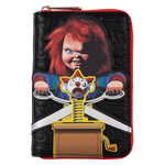 Chucky Clown Cosplay Zip Around Wallet