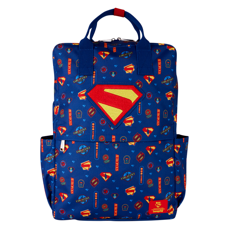 Superman All-Over Print Nylon Full-Size Backpack, , hi-res view 1