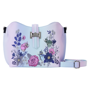 Sleeping Beauty 65th Anniversary Floral Ombre Crossbody Bag, Image 1