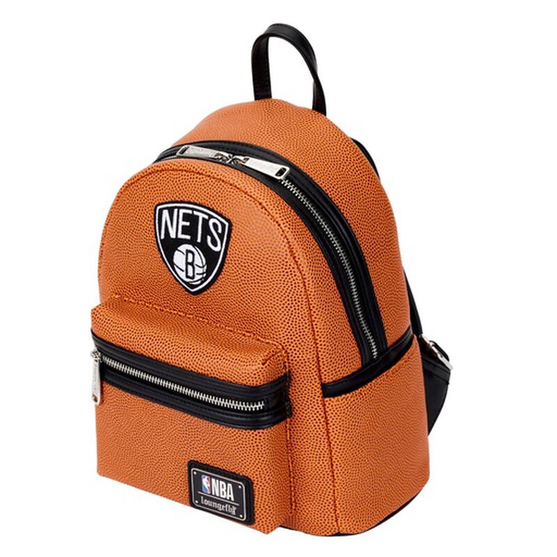 NBA Brooklyn Nets Basketball Logo Mini Backpack, , hi-res image number 3