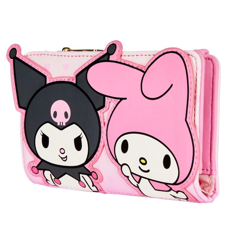 Sanrio My Melody & Kuromi Flap Wallet, , hi-res view 3